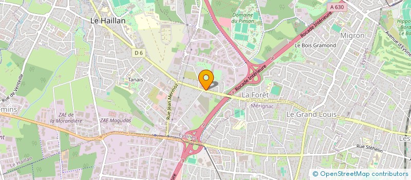 localisation de l'entreprise SCI ALAMANDA  EYSINES