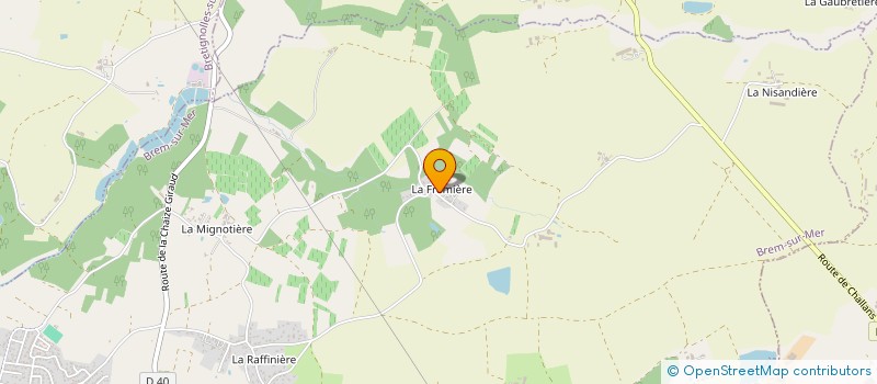 localisation de l'entreprise SCI ALAMBRA à BREM-SUR-MER