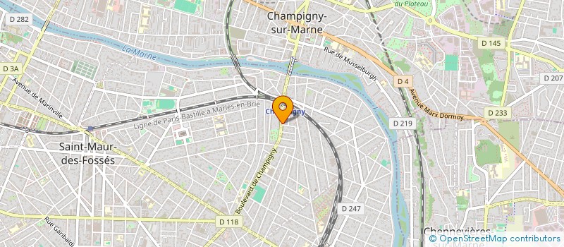 localisation de l'entreprise SCI ALAMDARI-GRAS à SAINT-MAUR-DES-FOSSES