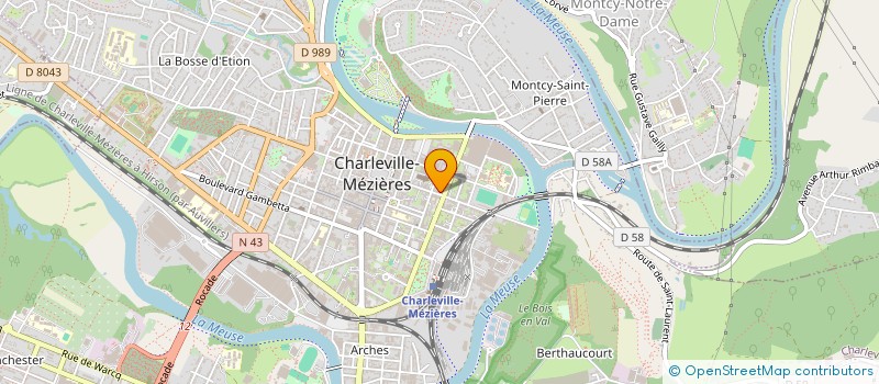localisation de l'entreprise SCI ALAME à CHARLEVILLE-MEZIERES