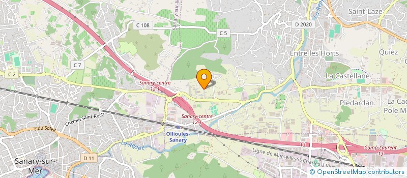 localisation de l'entreprise SCI ALAMELLE  TOULON