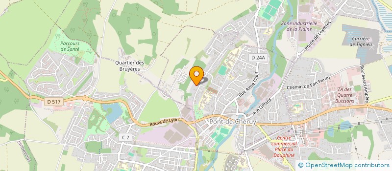 localisation de l'entreprise SCI ALAMI CAPITAL  PONT-DE-CHERUY