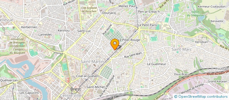 localisation de l'entreprise SCI ALAMO  BREST