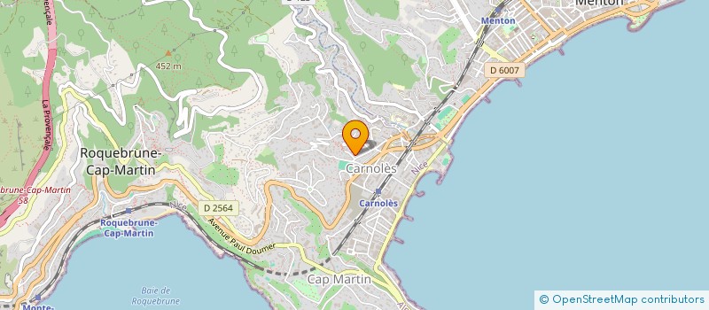 localisation de l'entreprise SCI ALAN à ROQUEBRUNE-CAP-MARTIN