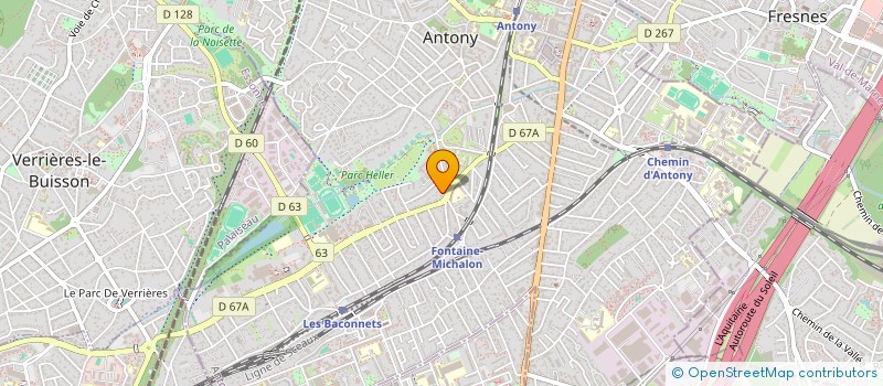 localisation de l'entreprise SCI ALAN  ANTONY