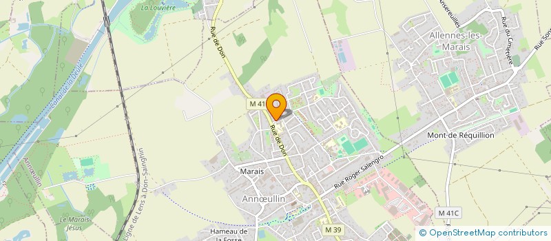 localisation de l'entreprise SCI ALAN  ANNULLIN