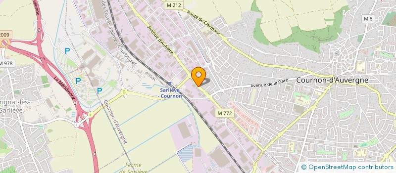 localisation de l'entreprise SCI ALAN  COURNON-D'AUVERGNE