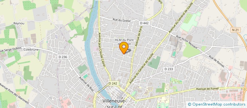 localisation de l'entreprise SCI ALAN  VILLENEUVE-SUR-LOT