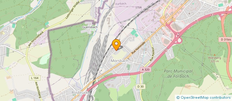 localisation de l'entreprise SCI ALAN à MORSBACH