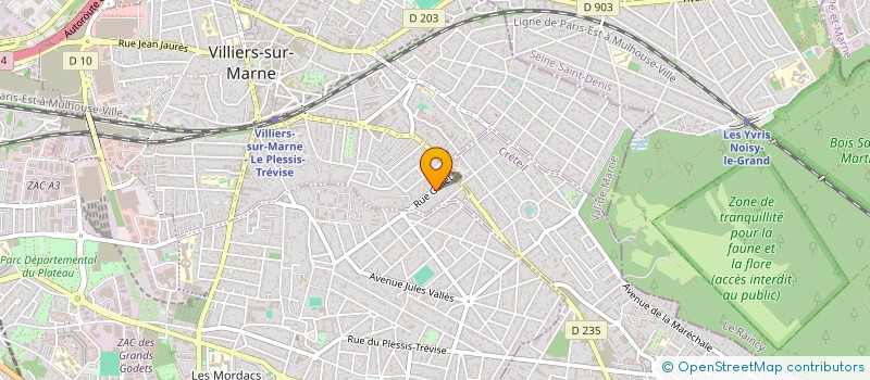 localisation de l'entreprise SCI ALAN ET ADISON  VILLIERS-SUR-MARNE