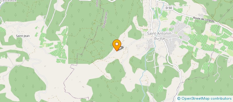 localisation de l'entreprise SCI ALANA  SAINT-ANTONIN-DU-VAR