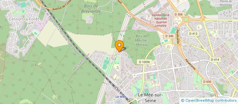 localisation de l'entreprise SCI ALANA  LE MEE-SUR-SEINE