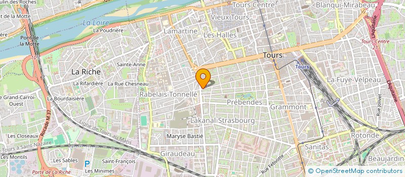 localisation de l'entreprise SCI ALANED  TOURS