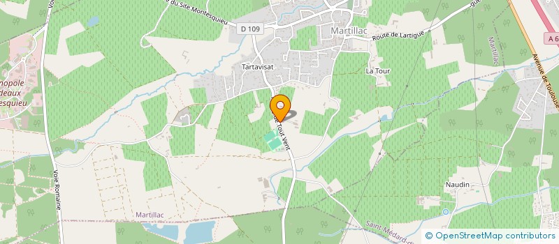 localisation de l'entreprise SCI ALANIE  MARTILLAC