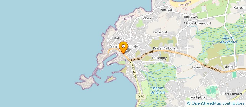 localisation de l'entreprise SCI ALANIK  PENMARCH