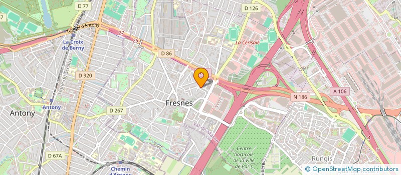 localisation de l'entreprise SCI ALANN IMMOBILIER  FRESNES