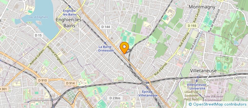 localisation de l'entreprise SCI ALANRA  DEUIL-LA-BARRE