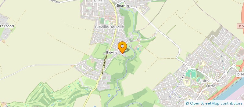 localisation de l'entreprise SCI ALANT  BIEVILLE-BEUVILLE