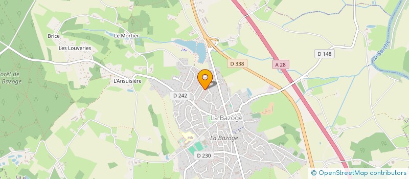 localisation de l'entreprise SCI ALANY  LA BAZOGE