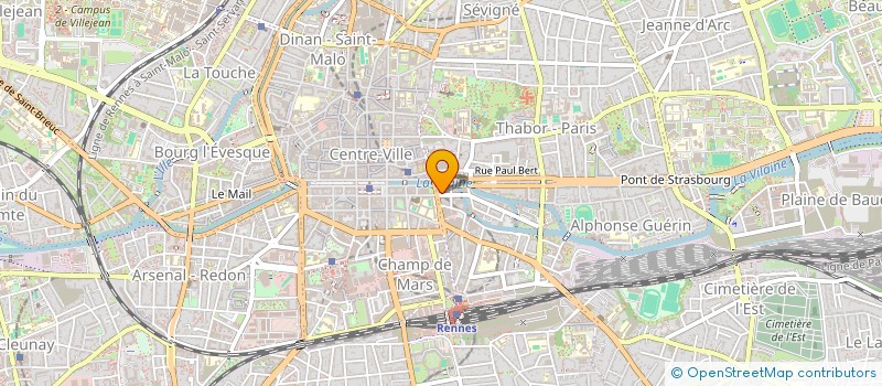 localisation de l'entreprise SCI ALAPHILIPPE  RENNES