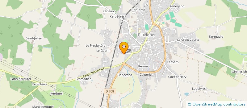 localisation de l'entreprise SCI ALAPOCLE  PLUVIGNER