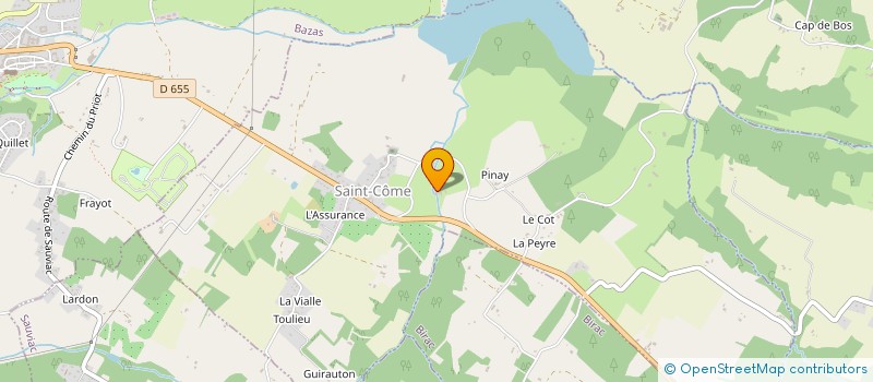 localisation de l'entreprise SCI ALAREL  SAINT-COME