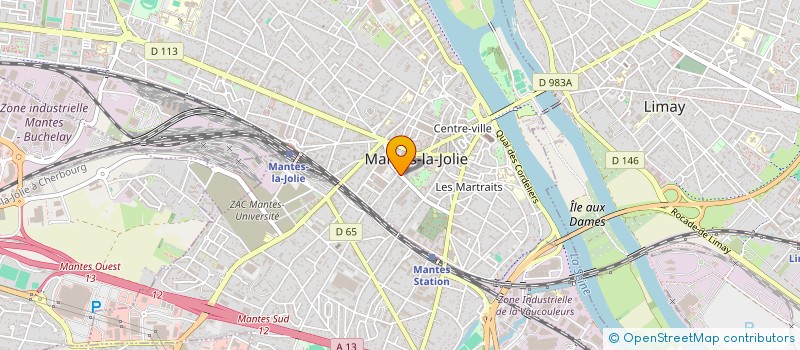 localisation de l'entreprise SCI ALARIC  MANTES-LA-JOLIE