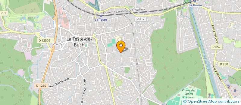 localisation de l'entreprise SCI ALARIC  LA TESTE-DE-BUCH