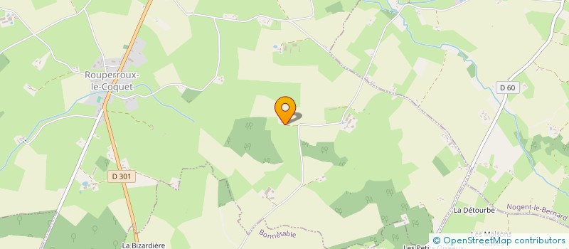 localisation de l'entreprise SCI ALARION  ROUPERROUX-LE-COQUET