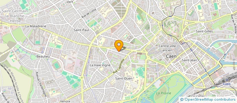 localisation de l'entreprise SCI ALARY à CAEN