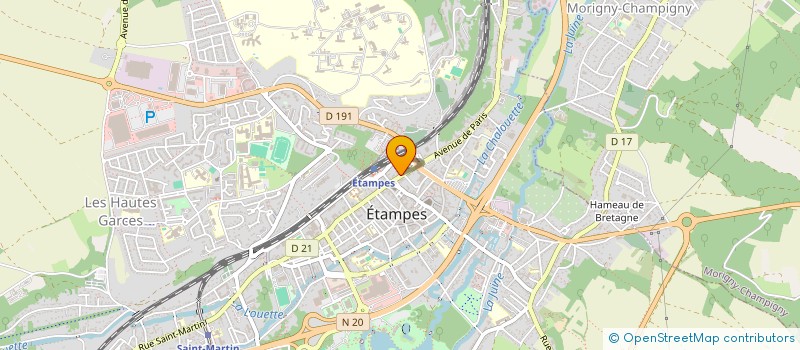 localisation de l'entreprise SCI ALASSOEUR - ARRAULT  ETAMPES