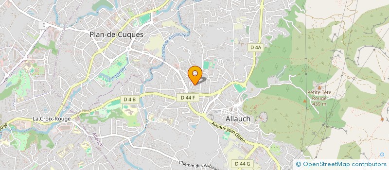 localisation de l'entreprise SCI ALAUDA  ALLAUCH