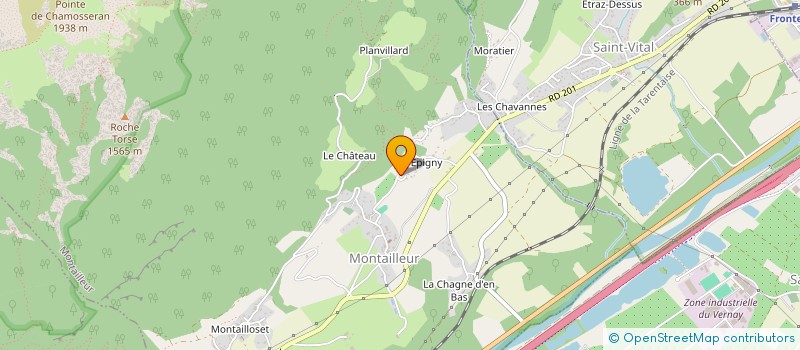 localisation de l'entreprise SCI ALAULEMA  MONTAILLEUR