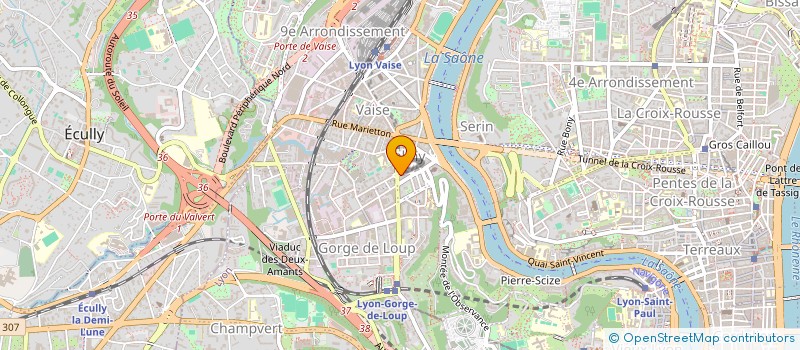 localisation de l'entreprise SCI ALAUR  LYON