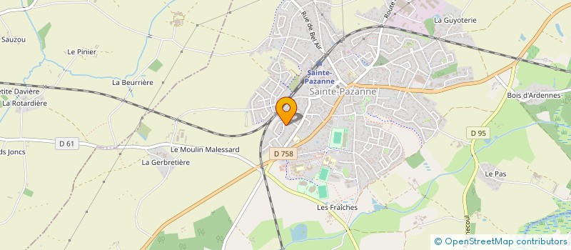 localisation de l'entreprise SCI ALAUZE ELRJU  SAINTE-PAZANNE