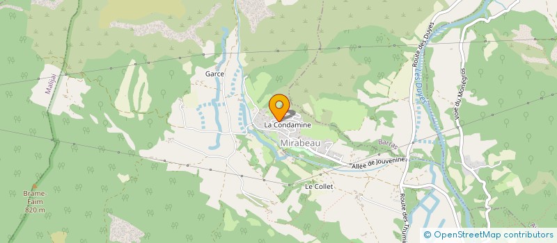 localisation de l'entreprise SCI ALAVAL  MIRABEAU