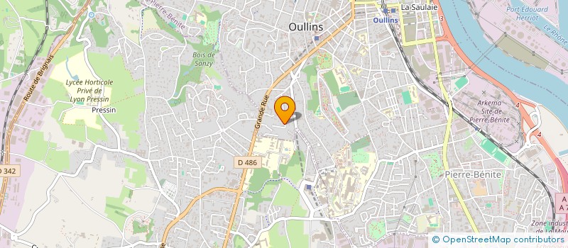 localisation de l'entreprise SCI ALAVENE  OULLINS-PIERRE-BENITE