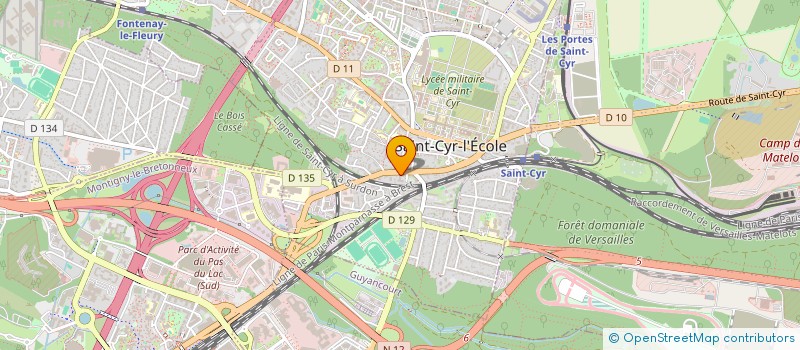 localisation de l'entreprise SCI ALAXHIS  SAINT-CYR-L'ECOLE