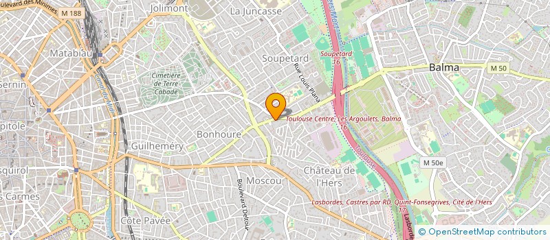 localisation de l'entreprise SCI ALAYA  TOULOUSE