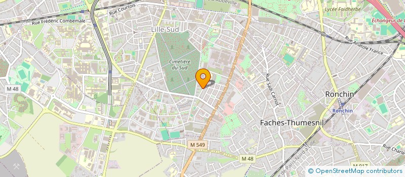 localisation de l'entreprise SCI ALAYA à LILLE