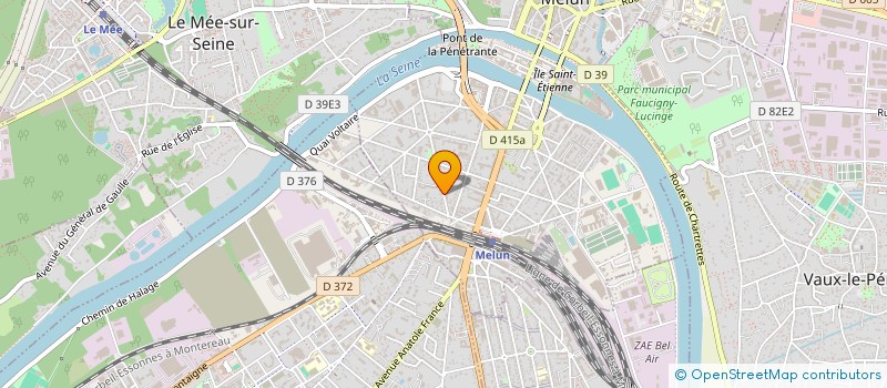 localisation de l'entreprise SCI ALAZ  MELUN
