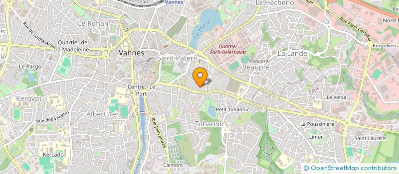 localisation de l'entreprise SCI ALB  VANNES