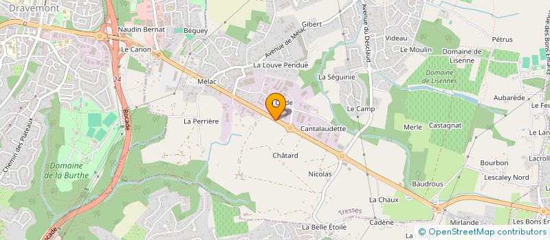 localisation de l'entreprise SCI ALB  TRESSES