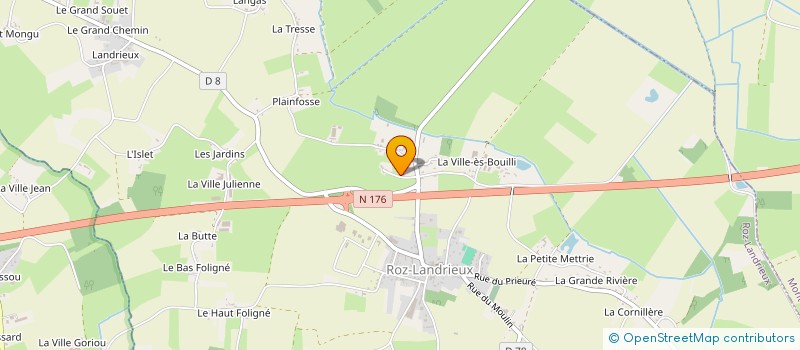 localisation de l'entreprise SCI ALB-IMMO  ROZ-LANDRIEUX