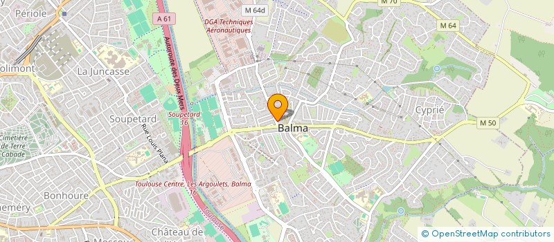 localisation de l'entreprise SCI ALBA 4 PRO  BALMA