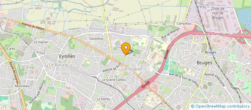 localisation de l'entreprise SCI ALBA  EYSINES