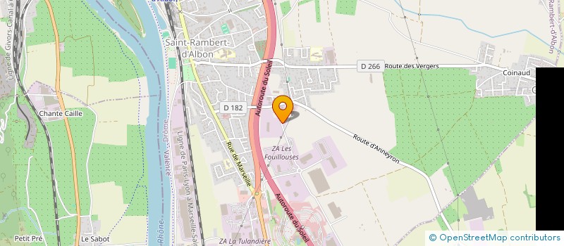 localisation de l'entreprise SCI ALBA  SAINT-RAMBERT-D'ALBON