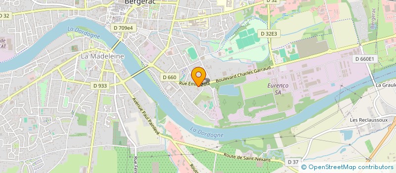 localisation de l'entreprise SCI ALBA à BERGERAC