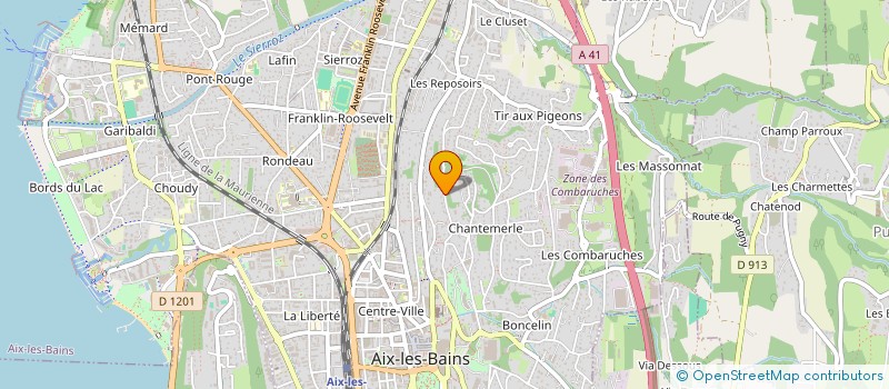 localisation de l'entreprise SCI ALBA  LA MOTTE-SERVOLEX