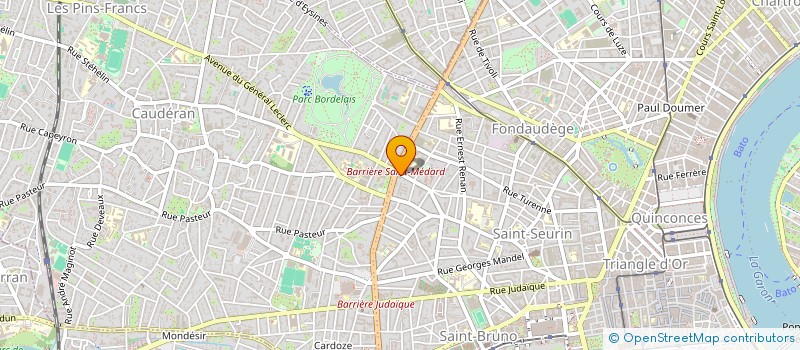 localisation de l'entreprise SCI ALBA  BORDEAUX